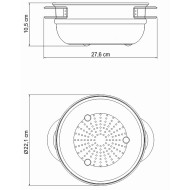 Cozi Vapor 20 Cm 3,2 Litros Solar Aço Inox Tramontina